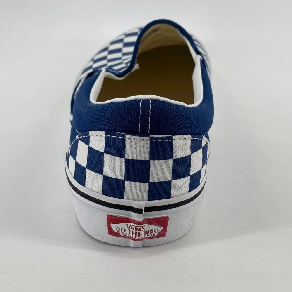 Vans Classic Slip-On Mens 10.5 Womens 12 True Blue Checkerboard VN000DAH7WM